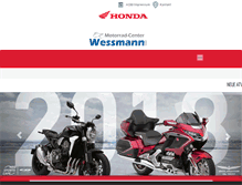 Tablet Screenshot of motorrad-wessmann.de